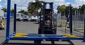 Car Lift — Compressor Repairs in Sunshine Coast